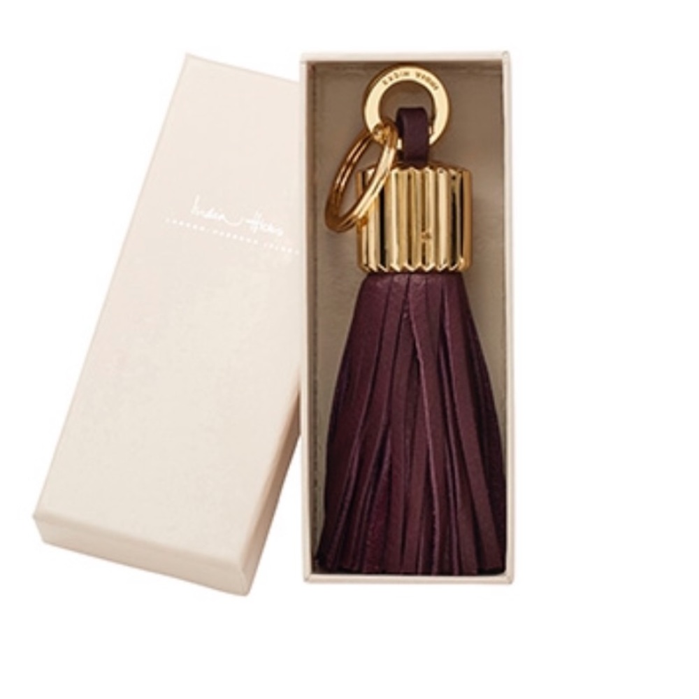 NWT India Hicks Brand Wine Colored Tassel